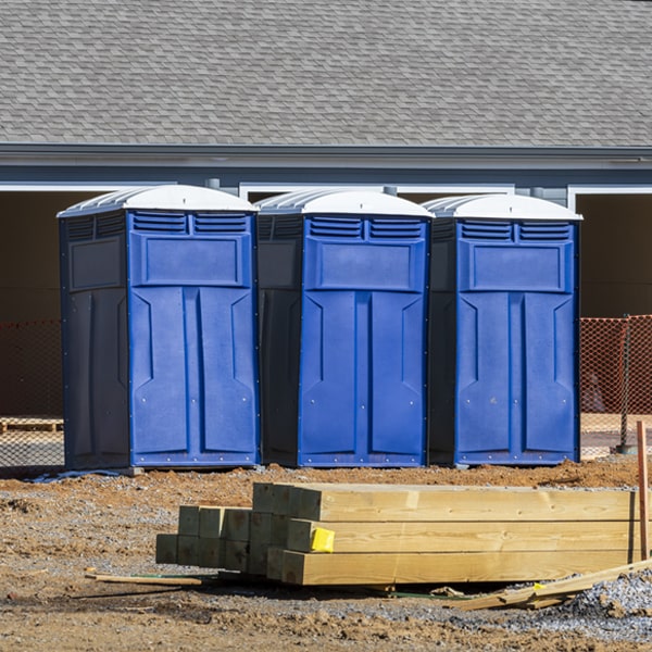 how do you ensure the porta potties are secure and safe from vandalism during an event in Deshler NE